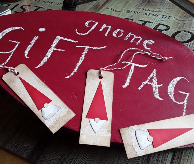 Gnome gift tags - cute and quick to make.